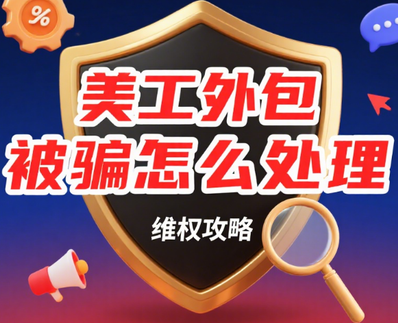 美工外包被骗怎么处理?5 步维权流程 + 3 个防坑技巧,少损失多避坑