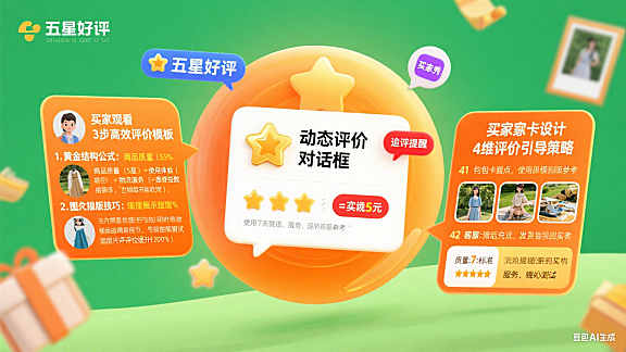 淘宝评价模板怎么写？买家高效评 + 卖家引导指南