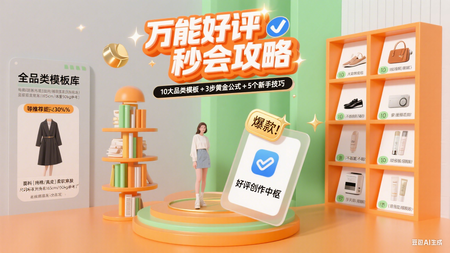 万能好评怎么写?全品类通用模板 + 撰写技巧,新手也能秒会