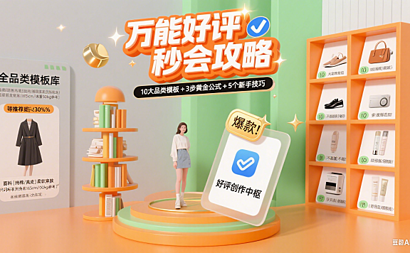 万能好评怎么写?全品类通用模板 + 撰写技巧,新手也能秒会