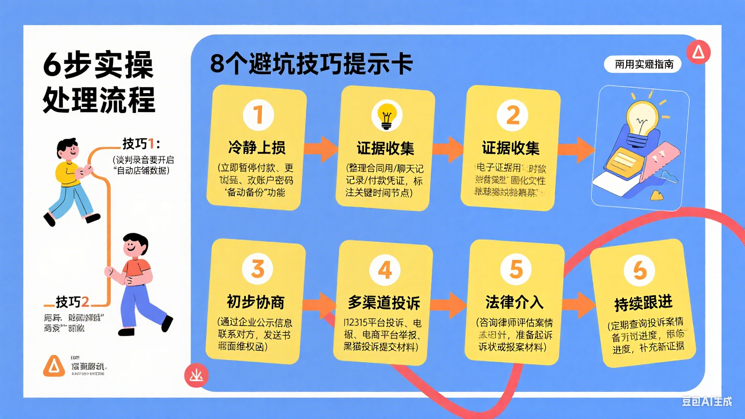 网店托管诈骗怎么处理好?实操步骤 + 避坑技巧