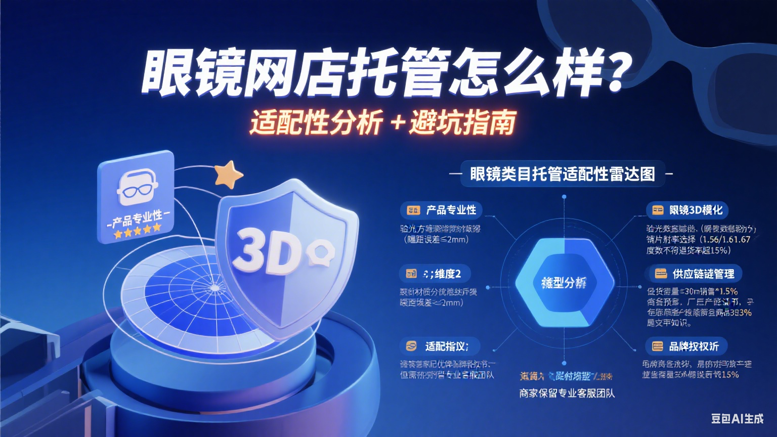 眼镜网店托管怎么样?适配性分析 + 避坑指南