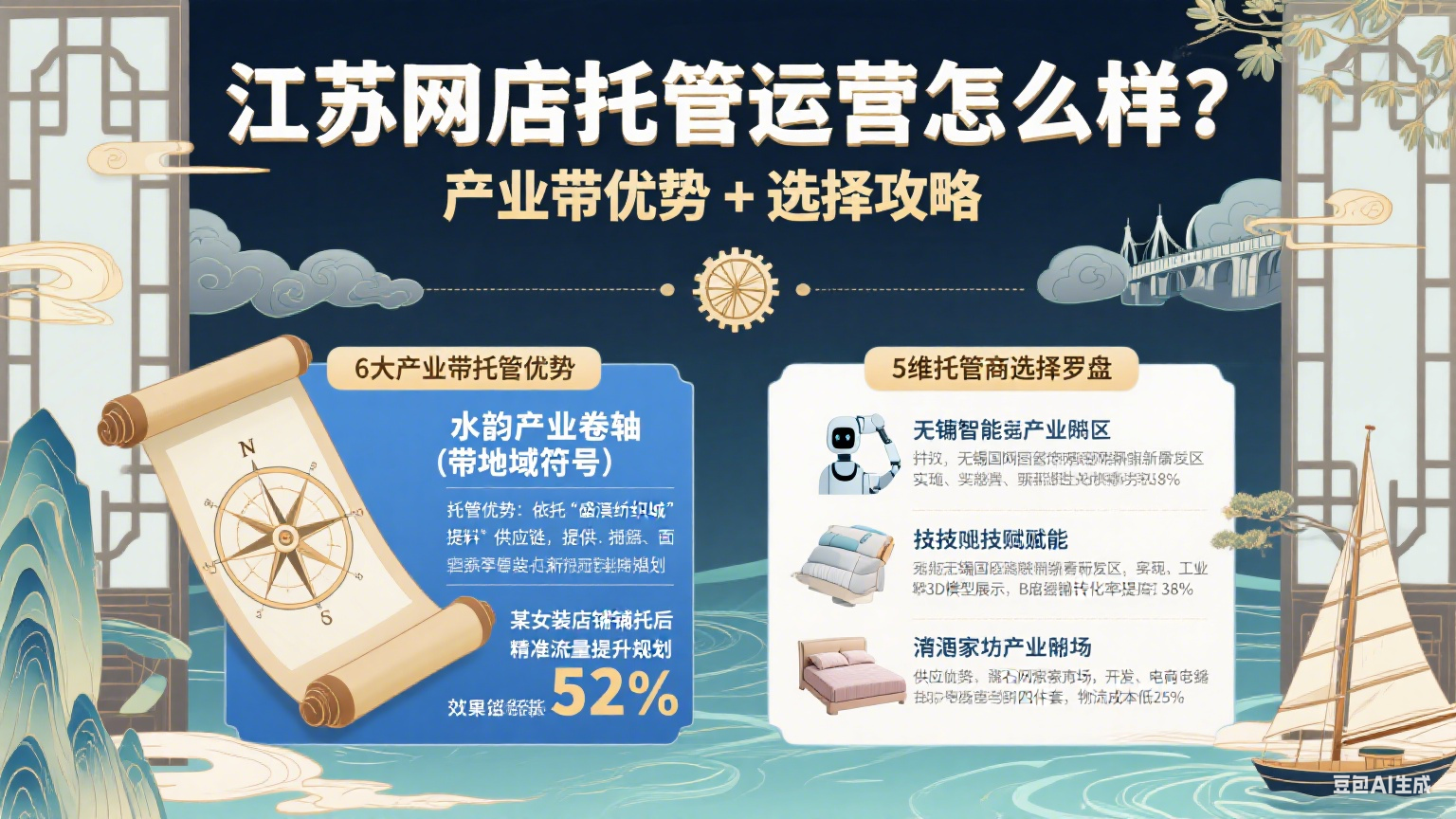 江苏网店托管运营怎么样?产业带优势 + 选择攻略