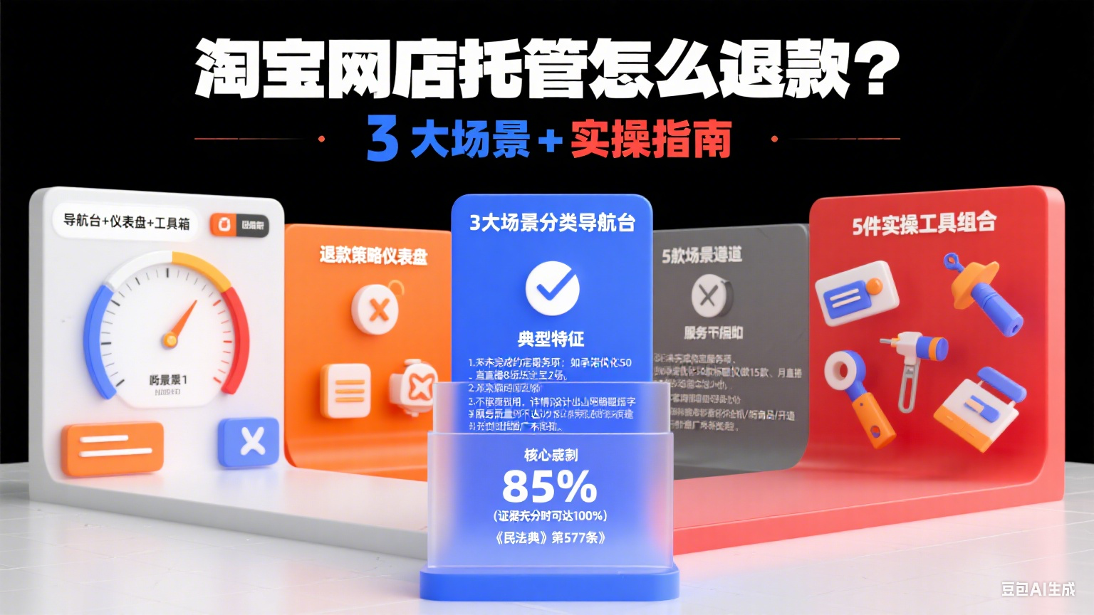 淘宝网店托管怎么退款?3 大场景 + 实操指南