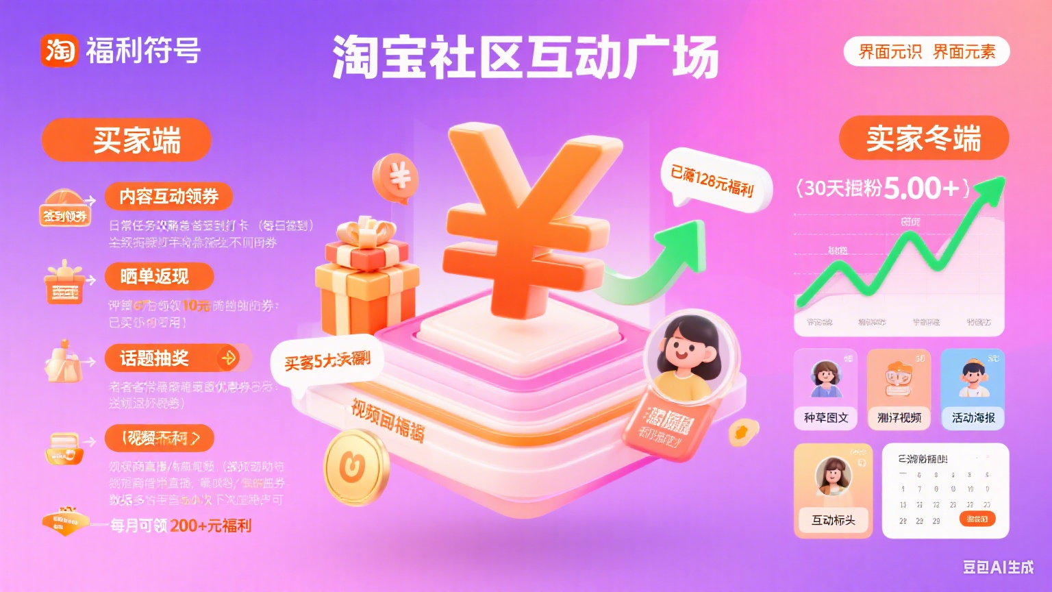 淘宝社区怎么玩?买家薅福利 + 卖家涨粉指南
