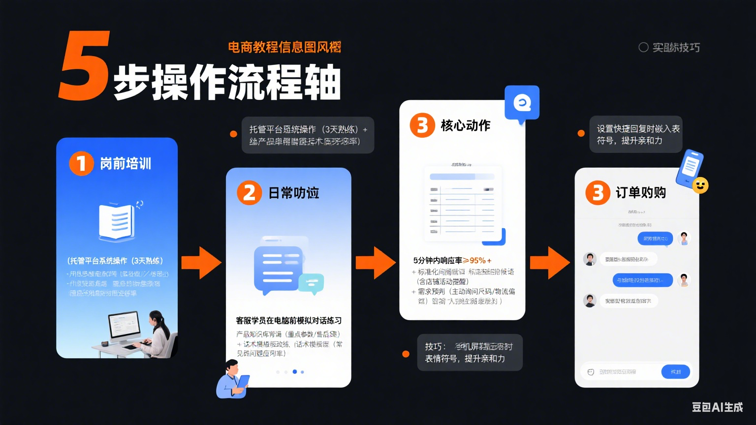 网店托管客服怎么操作?5 步流程 + 实战技巧