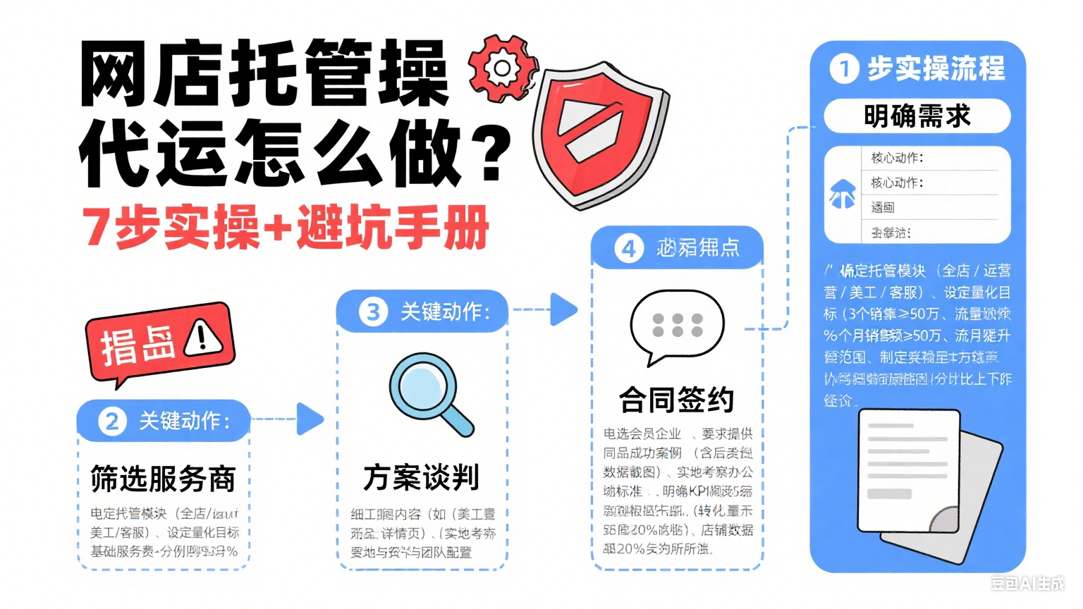 网店托管代运实操指南:从 0 到 1 做好合作全流程