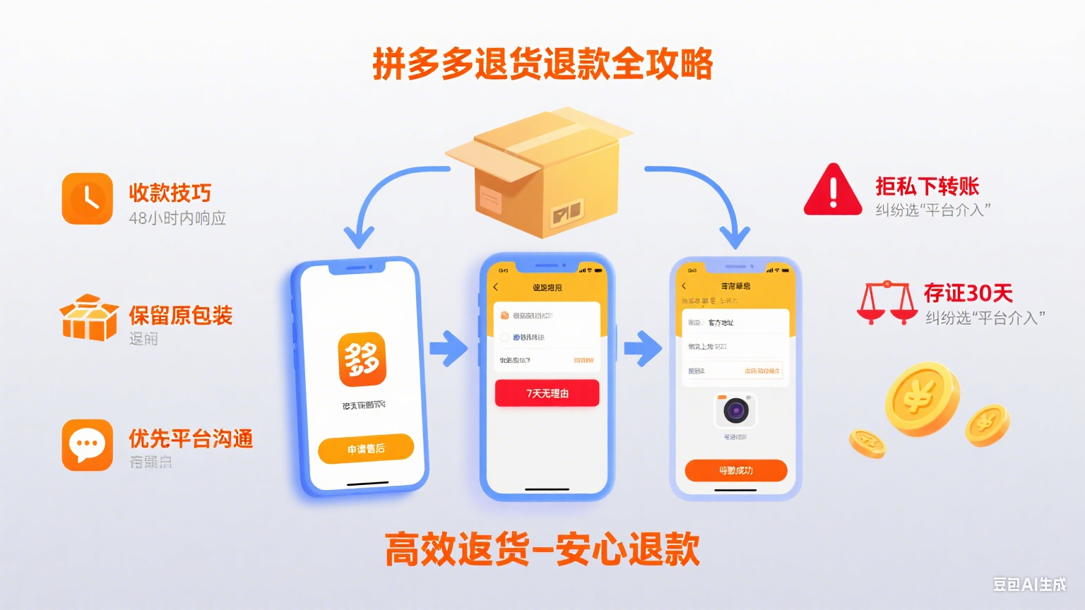 拼多多如何退货?流程拆解 + 退款技巧 + 避坑全指南
