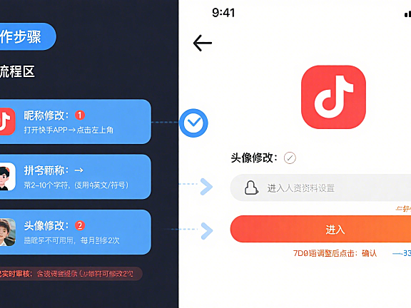 快手号怎么改？昵称 / 头像 / 简介修改全流程 + 避坑指南，博主必看