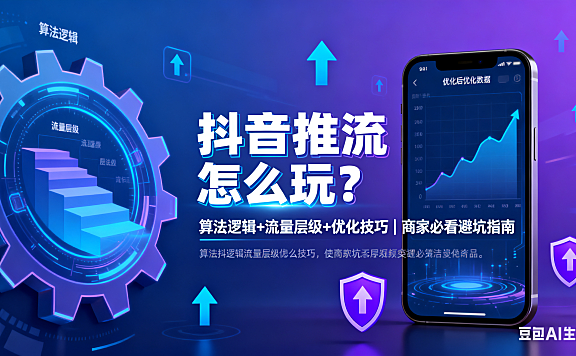 抖音推流怎么玩?算法逻辑 + 流量层级 + 优化技巧,商家必看避坑指南