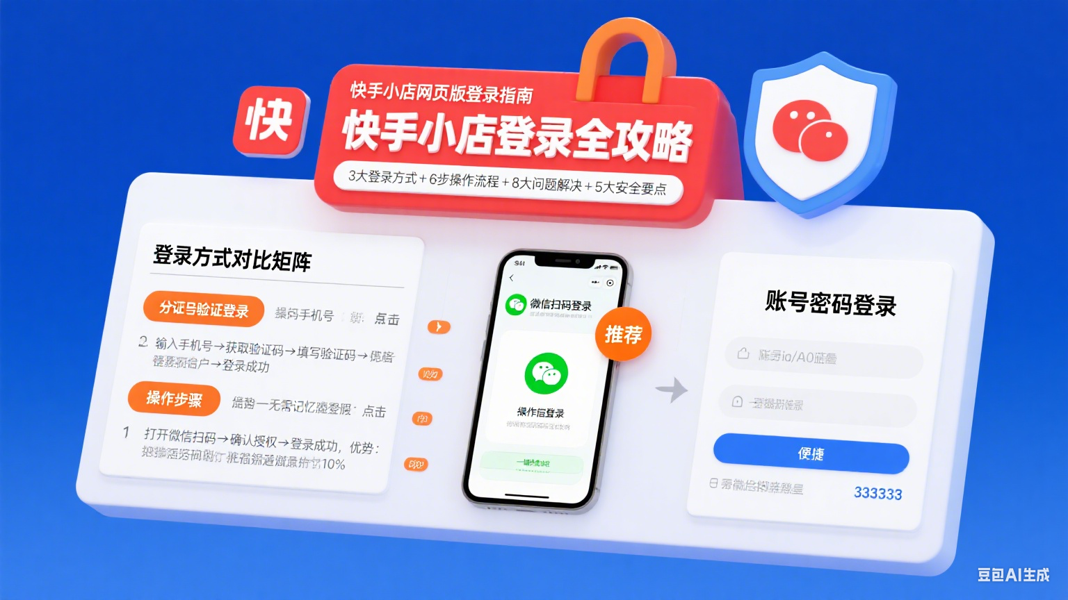 快手小店网页版怎么登录?流程拆解 + 问题解决 + 避坑全攻略