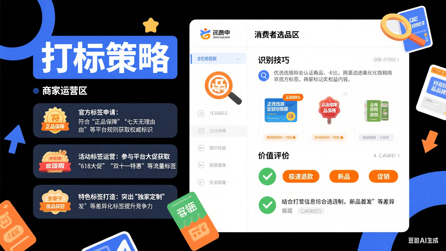 电商里的打标是什么意思?商家运营 + 消费者选品全指南