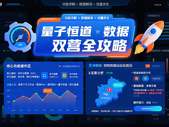 量子恒道怎么用?淘宝卖家数据运营 + 流量优化全攻略