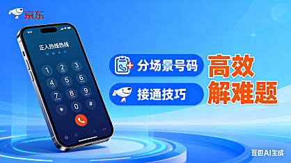 京东热线电话怎么打?分场景号码 + 接通技巧,高效解难题