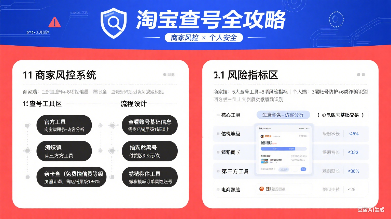 淘宝查号怎么查?商家风控 + 个人安全 + 避坑指南