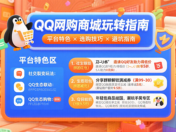 QQ 网购商城怎么玩？平台特色 + 选购技巧 + 避坑全指南