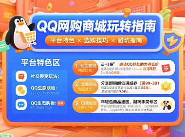 QQ 网购商城怎么玩?平台特色 + 选购技巧 + 避坑全指南