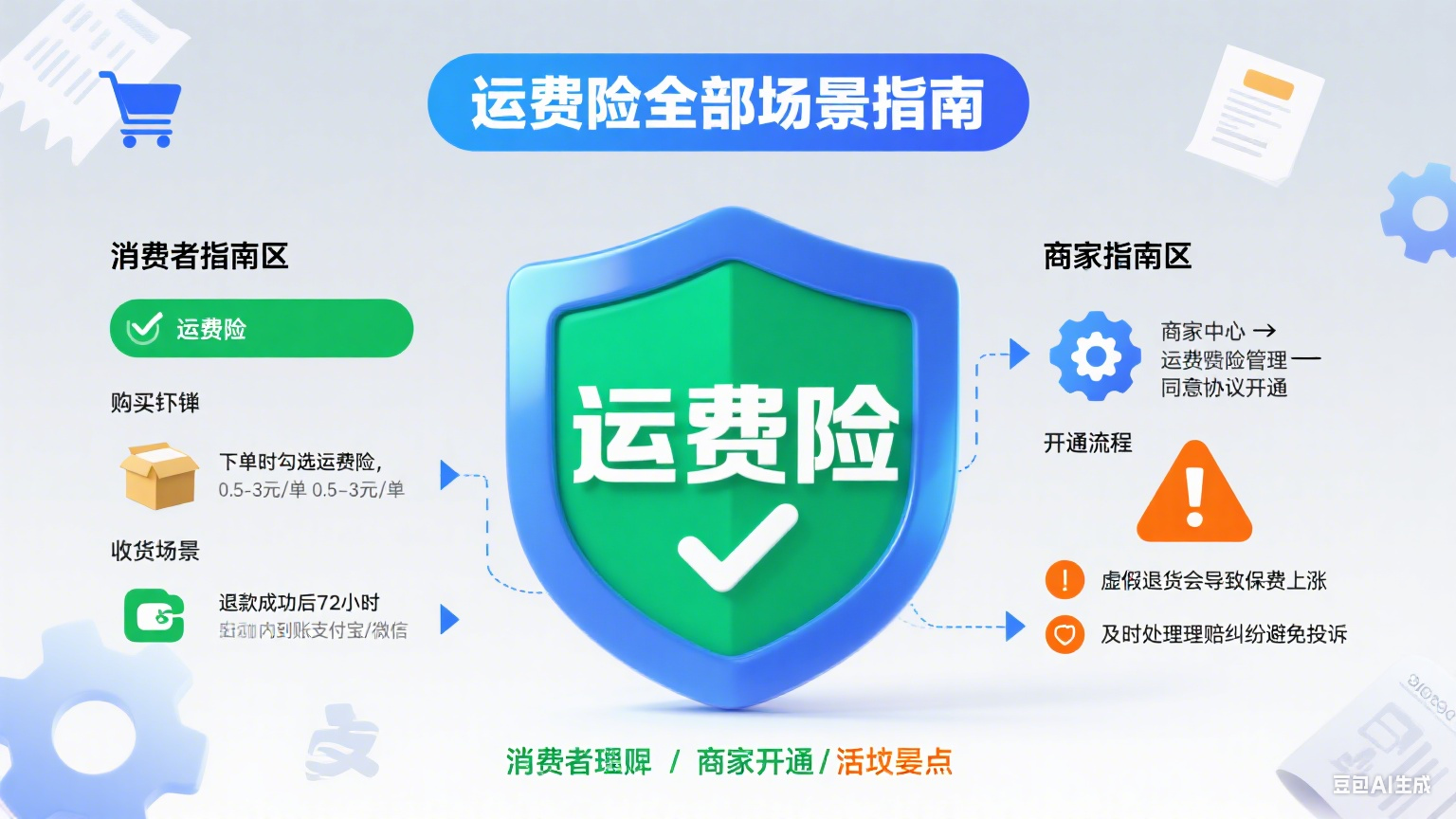 运费险怎么买?消费者理赔 + 商家开通 + 避坑全指南