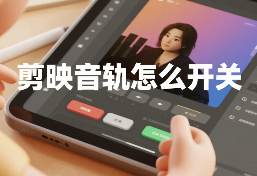 剪映音轨怎么开关?3 步精准控音 + 4 个避坑技巧