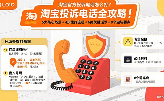淘宝官方投诉电话怎么打?分场景流程 + 避坑全攻略