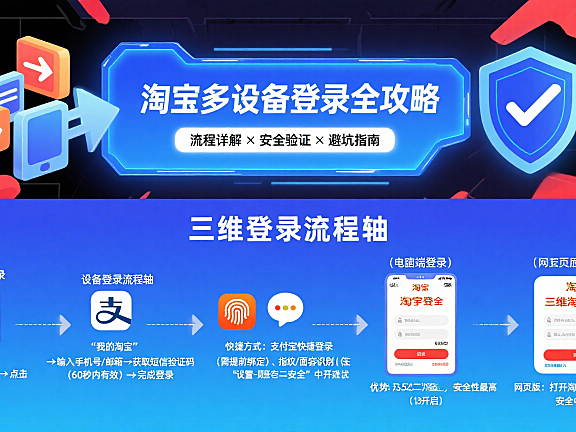 淘宝登录怎么操作?多设备流程 + 安全避坑全指南
