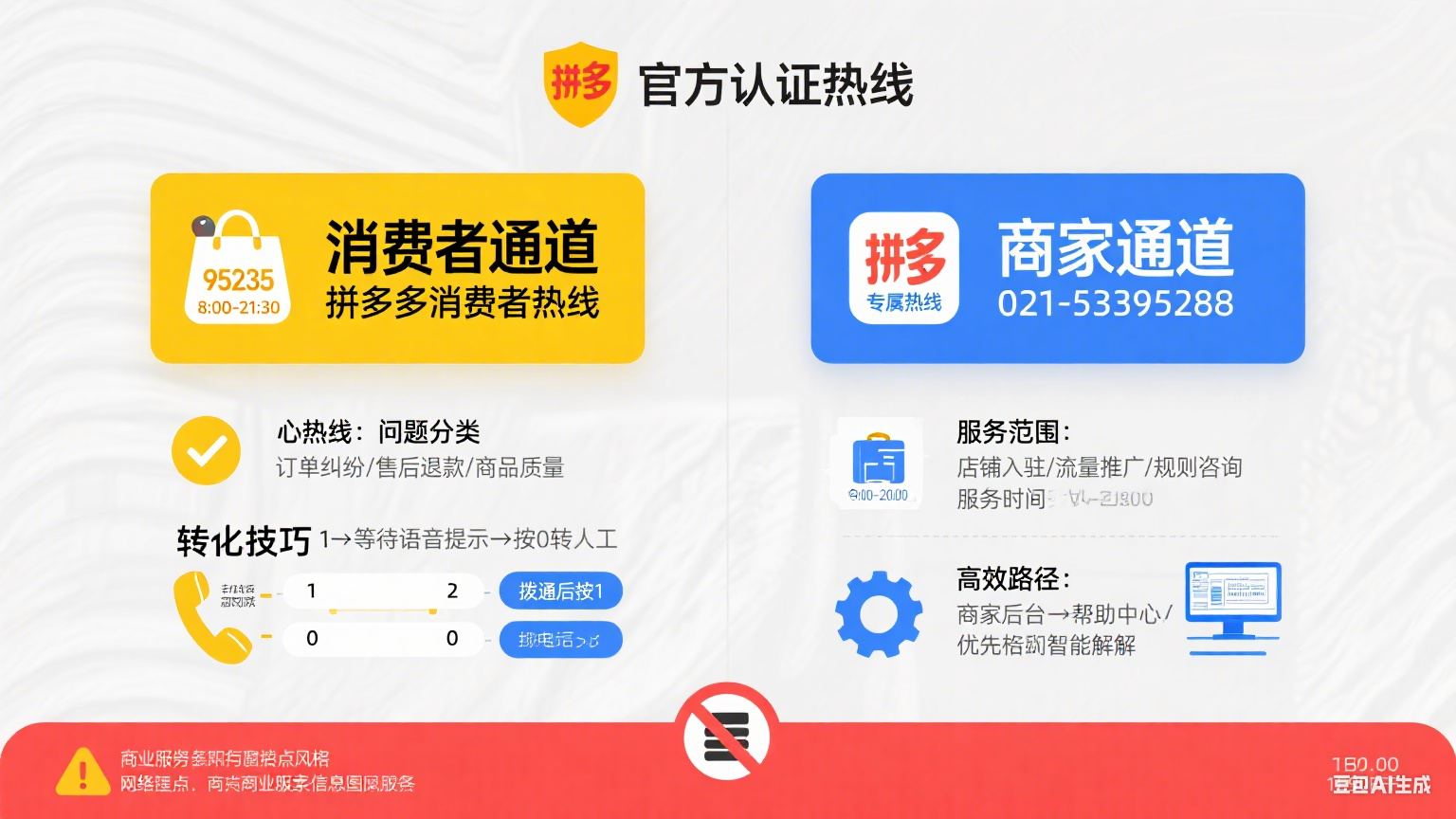 拼多多客服热线