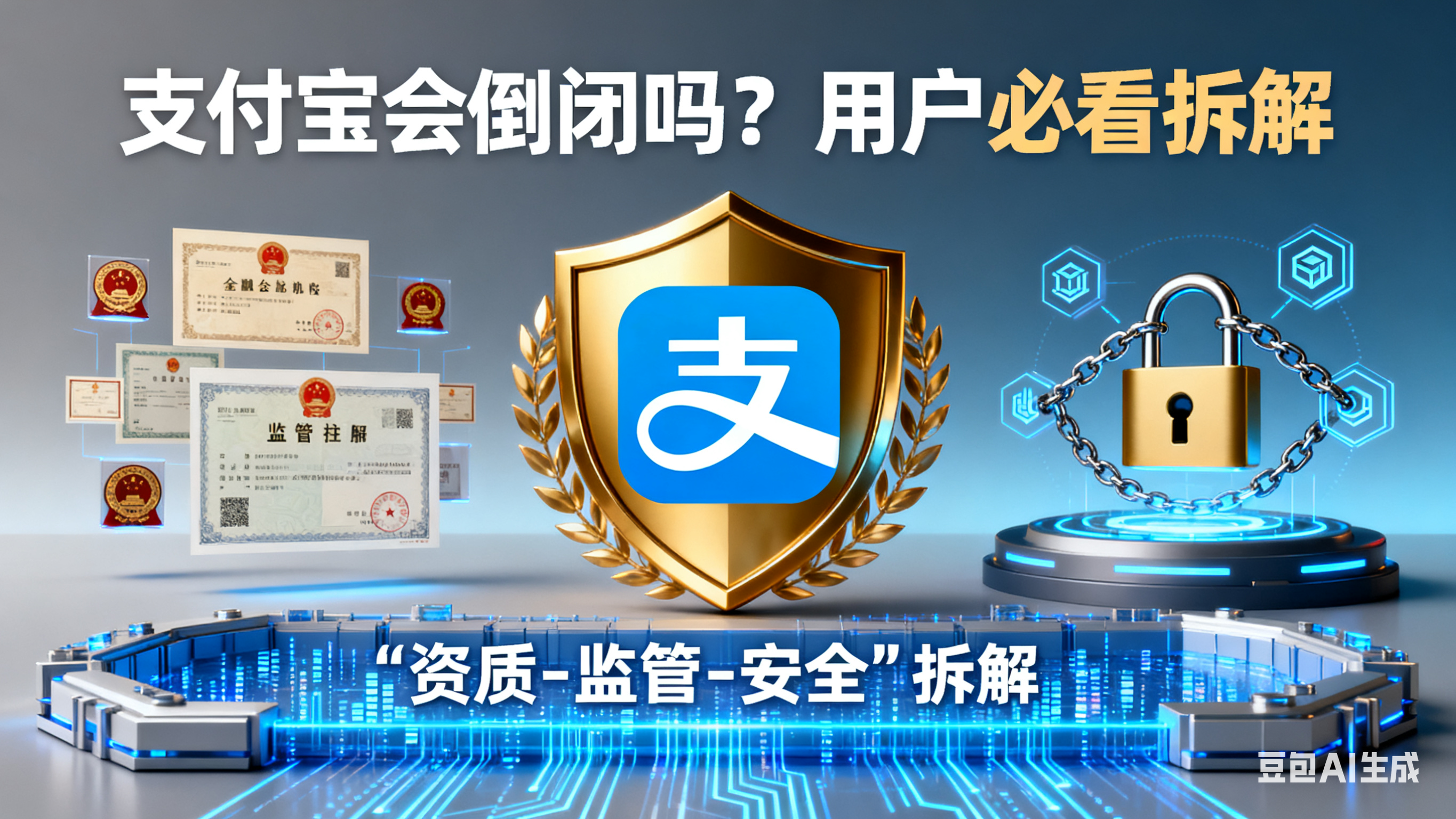 支付宝会倒闭吗