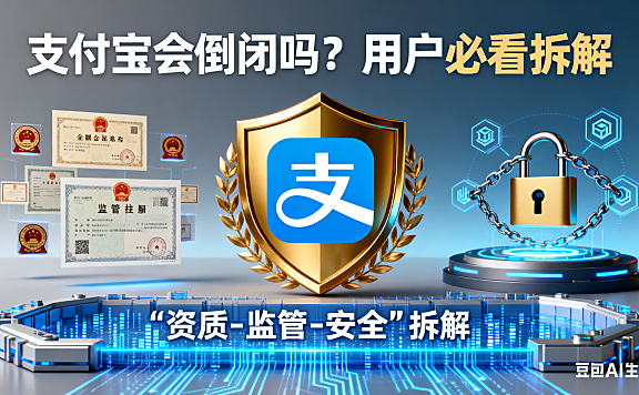 支付宝会倒闭吗?从资质、监管、安全机制拆解,用户必看