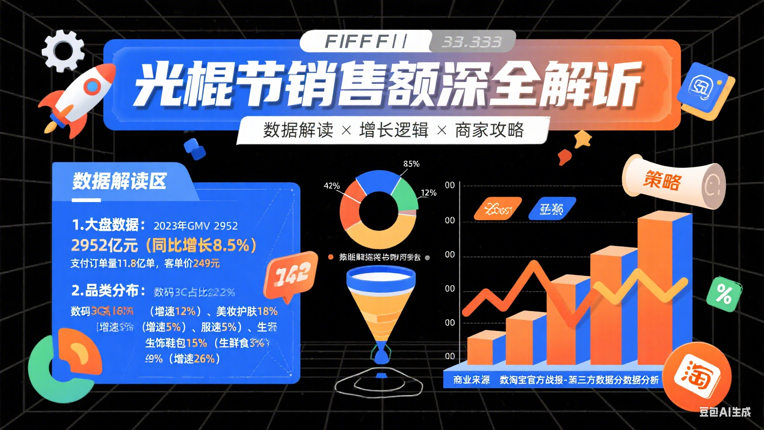 淘宝光棍节销售额怎么看?数据解读 + 增长逻辑 + 商家攻略