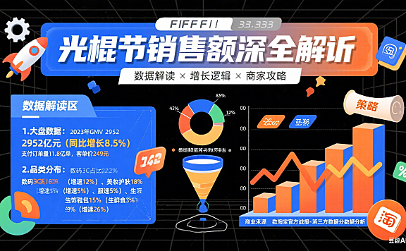 淘宝光棍节销售额怎么看？数据解读 + 增长逻辑 + 商家攻略