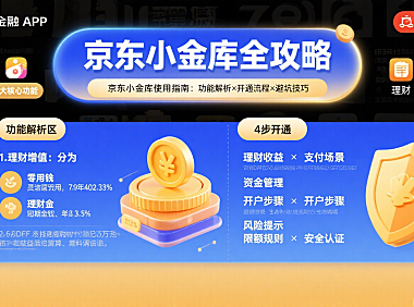 京东小金库是什么？功能解析 + 开通流程 + 避坑全指南
