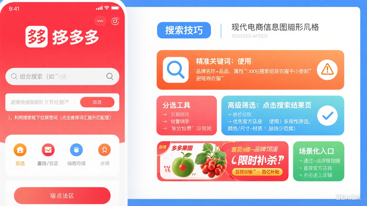 拼多多怎么找店铺?精准方法 + 避坑技巧 + 店铺鉴别,买家必看