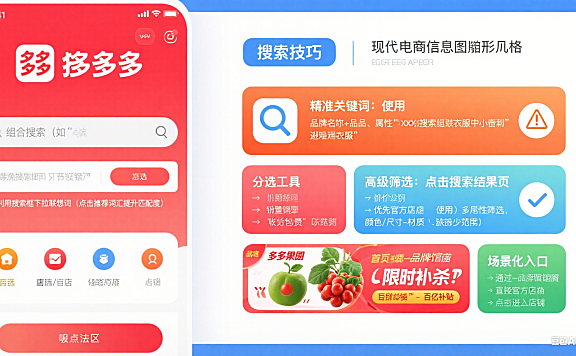 拼多多怎么找店铺?精准方法 + 避坑技巧 + 店铺鉴别,买家必看
