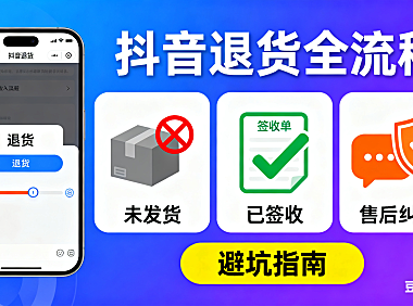 抖音怎么退货？未发货 / 已签收 / 售后纠纷全流程，避坑指南附
