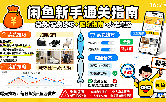 闲鱼怎么用？卖货 / 买货技巧 + 避坑指南，新手也能少走弯路