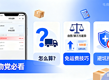 京东运费怎么算？自营 / 第三方差异 + 免运费技巧 + 避坑指南，购物党必看