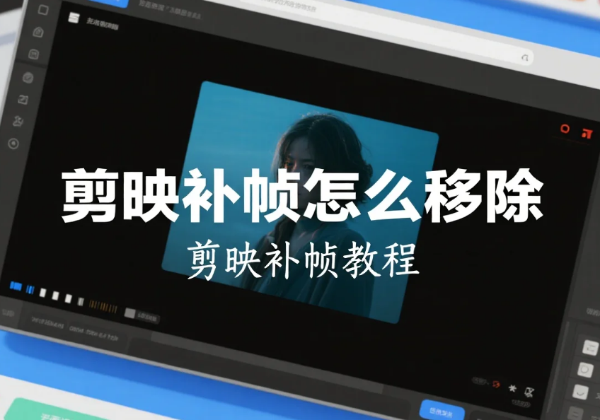 剪映补帧怎么移除?3步精准删帧+4个避坑技巧,新手不卡顿不丢原帧