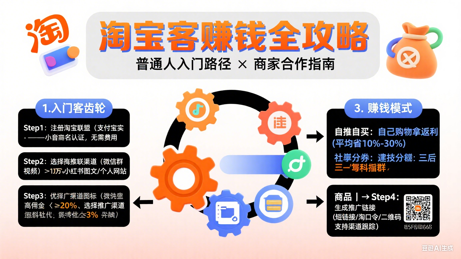 淘宝客怎么赚钱?普通人入门 + 商家合作全攻略