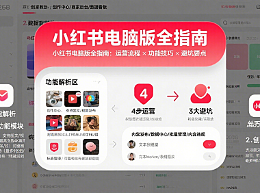 小红书电脑版怎么用？商家运营流程 + 功能技巧 + 避坑全指南