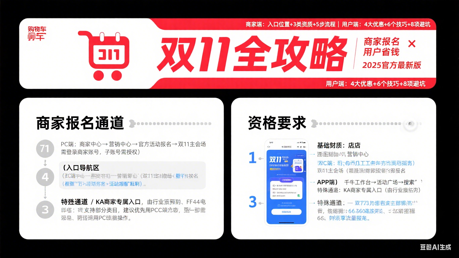 双 11 报名入口在哪?商家流程 + 用户攻略 + 避坑指南
