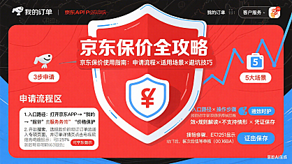京东保价怎么用?申请流程 + 适用场景 + 避坑全指南