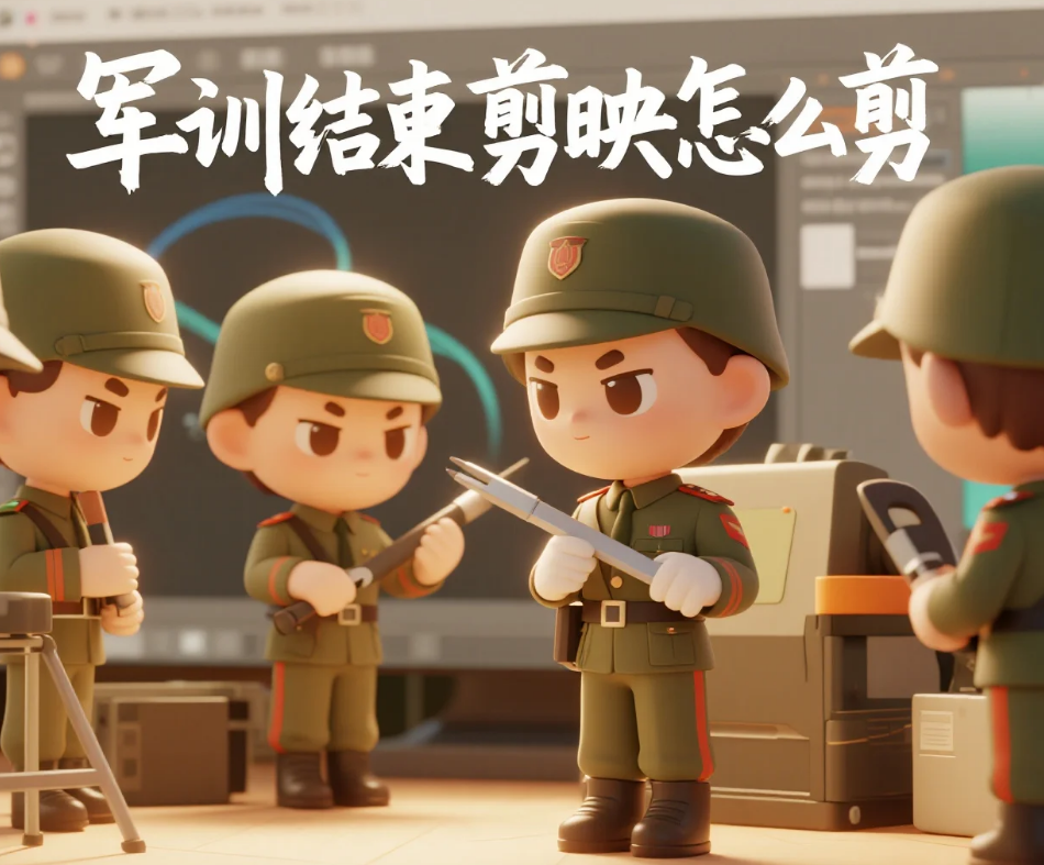 军训结束剪映怎么剪?3 步出情感感 + 4 个避坑技巧