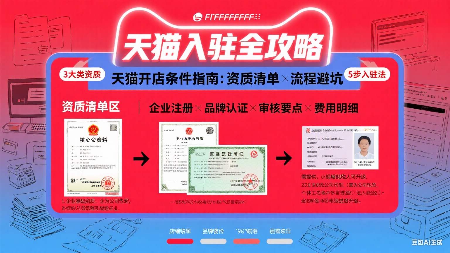 开淘宝商城(天猫)需要什么条件?资质清单 + 流程避坑指南
