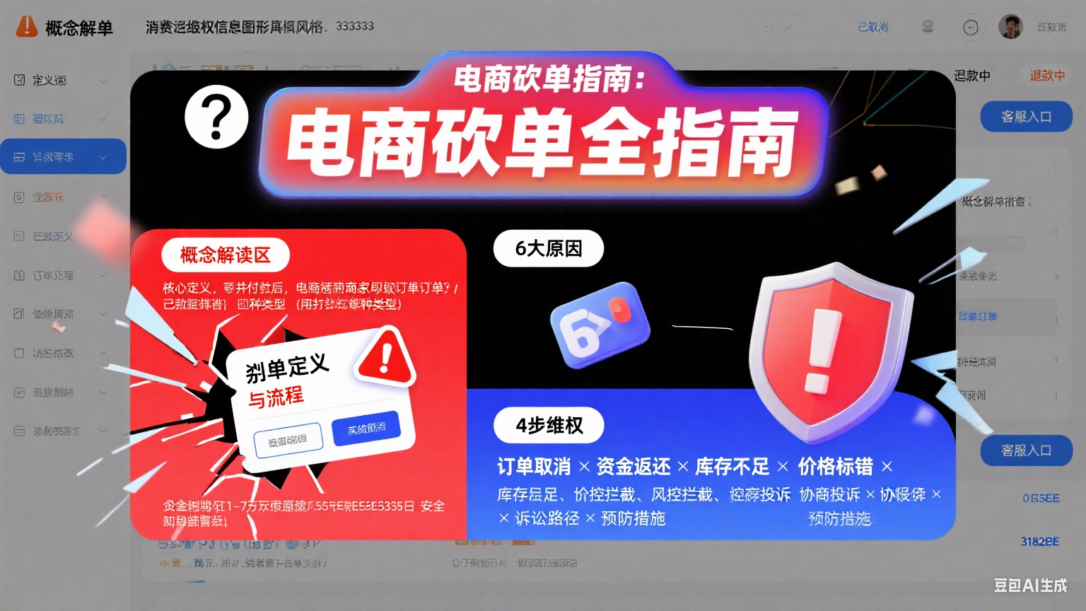 砍单是什么意思