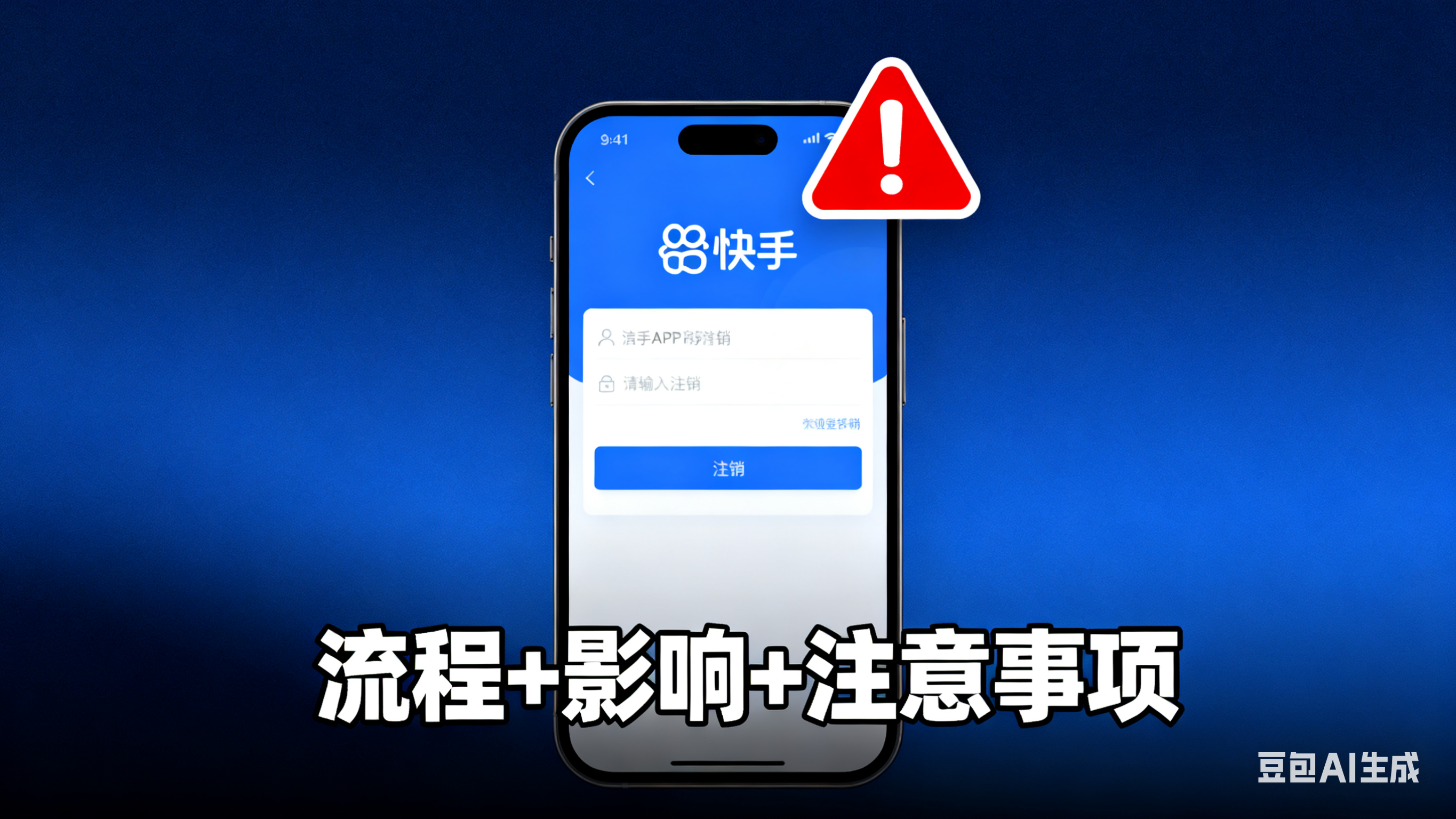 想注销快手账号?流程 + 影响 + 注意事项,一篇避坑指南