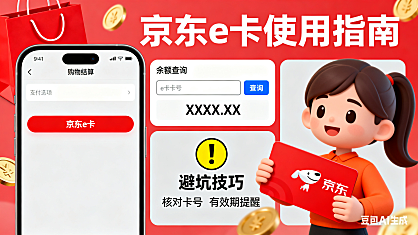 京东 e 卡怎么付款?购物结算 + 余额查询 + 避坑技巧,新手一看就会