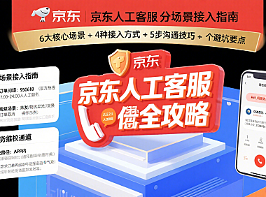 京东客服人工怎么找？分场景拨打 + 技巧 + 避坑全攻略