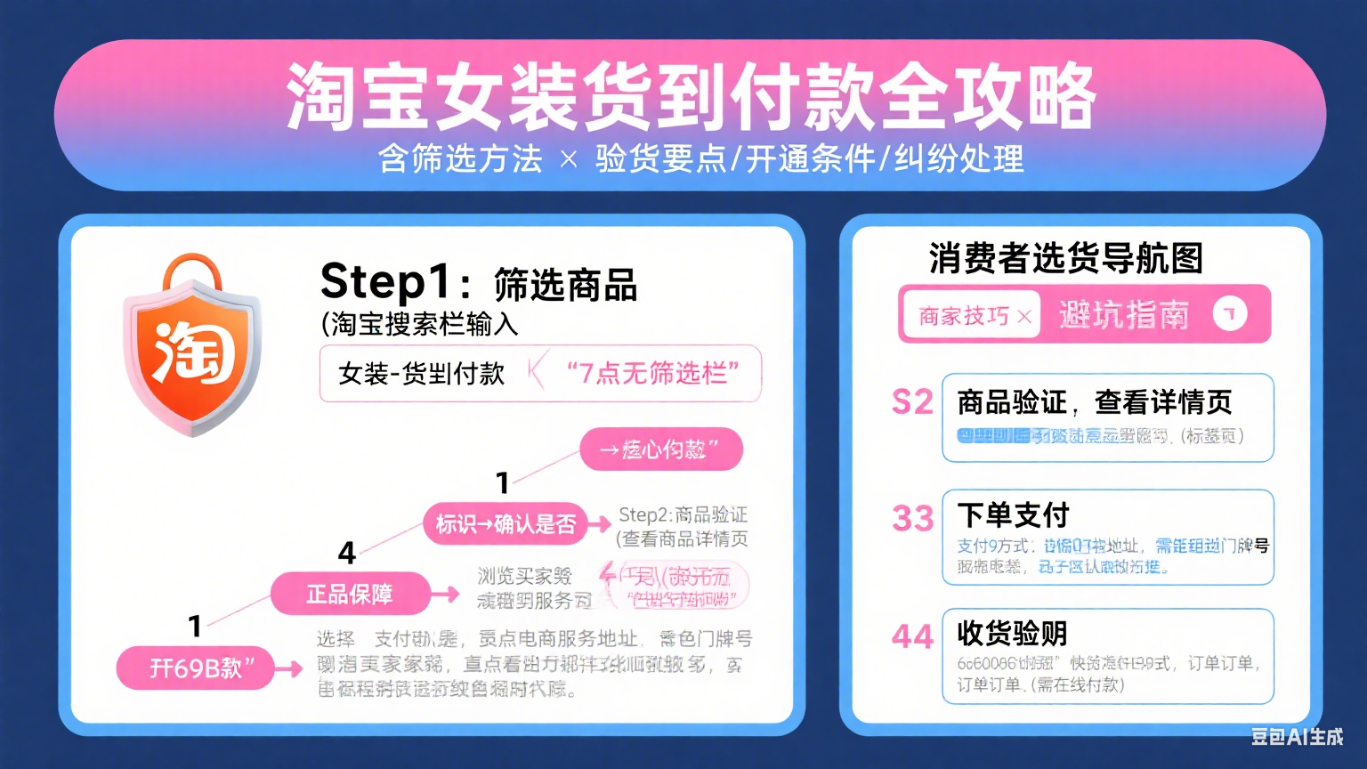 淘宝网女装怎么选货到付款?消费者流程 + 商家技巧 + 避坑指南