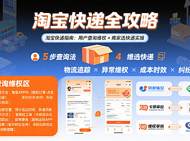 淘宝快递怎么查?用户维权 + 商家选快递实操避坑指南