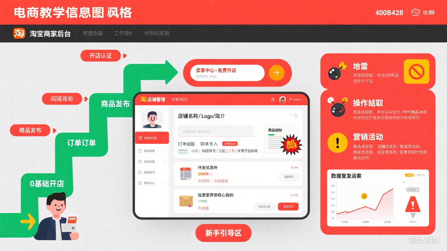 淘宝商家后台怎么玩?从 0 到 1 实操流程 + 避坑指南